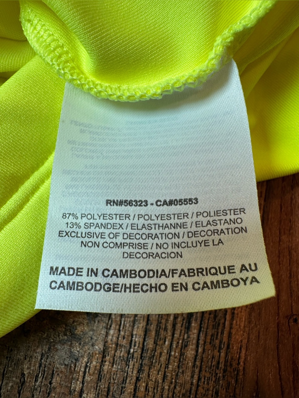 Nike Women’s Neon Lime Short Sleeve Dri-FIT Top - Picture 6 of 8